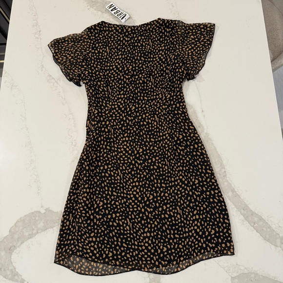 Urban Outfitters NWT Rosalee V-Neck Flutter Sleeves A-Line Mini Dress Women’s XS - Picture 15 of 16